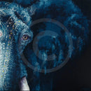On The Edge, Elephants Print by Amanda Stratford 