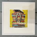 Once Upon A Time Book Print By Amanda Stratford Framed White Linear