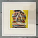 Once Upon A Time Book Print By Amanda Stratford Framed White Linear