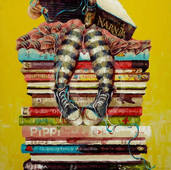 Once Upon A Time, Book Print by Amanda Stratford