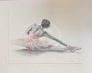 ORIGINAL A Study In Pink 15 - Ballet Dance Drawing by Mark Braithwaite