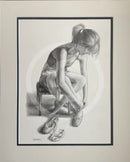 After The Dance 6,   Original Drawing by Mark Braithwaite - Ballet Dancer Drawing