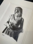 Angel 3,  Original Drawing by Mark Braithwaite - Figurative Drawing