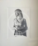Angel 3,  Original Drawing by Mark Braithwaite - Figurative Drawing