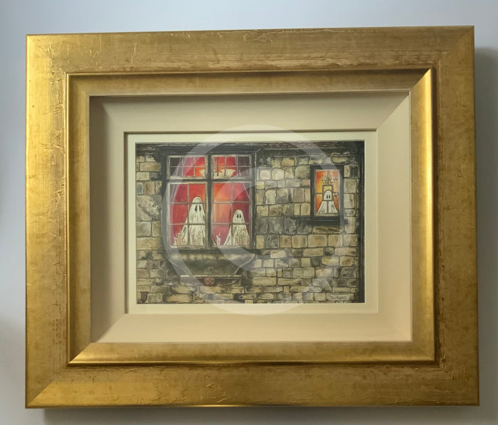 ORIGINAL Beneath The Sheets - The Girl At The Window by Mark Braithwaite