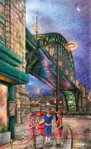 Betty's Travels: A Night on the Toon ORIGINAL by Mark Braithwaite