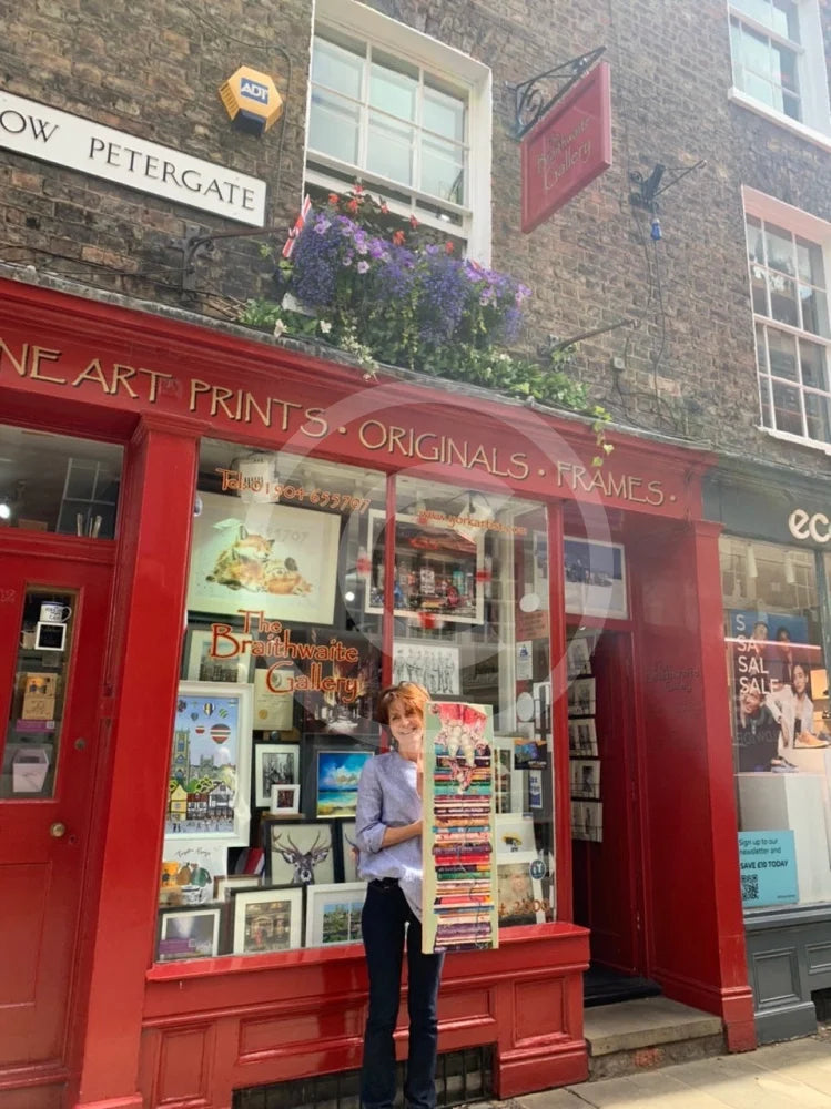 Original Painting Pippi and Me II by Amanda Stratford Canvas