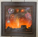 ORIGINAL Cinder Toffee Skies, Clifford's Tower Skyline by Mark Braithwaite