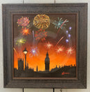 Original Cinder Toffee Skies Embankment At Westminster By Mark Braithwaite