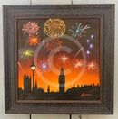 Original Cinder Toffee Skies Embankment At Westminster By Mark Braithwaite