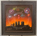 ORIGINAL Cinder Toffee Skies, York Minster from the Walls by Mark Braithwaite