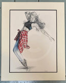 ORIGINAL Dancer in the Street 1 - Street Dance Drawing by Mark Braithwaite