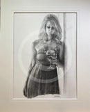 ORIGINAL Echoes, Study 1 - Figurative Drawing by Mark Braithwaite