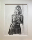 ORIGINAL Echoes, Study 1 - Figurative Drawing by Mark Braithwaite