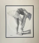 Final Adjustments Study 4, Original Drawing by Mark Braithwaite - Ballet Dancer Drawing