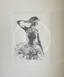 Footlights 1, Original Drawing by Mark Braithwaite - Ballet Dancer Drawing