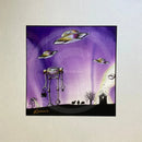 Original From The Shadows - Mars Attacks! Barnageddon By Mark Braithwaite Mounted