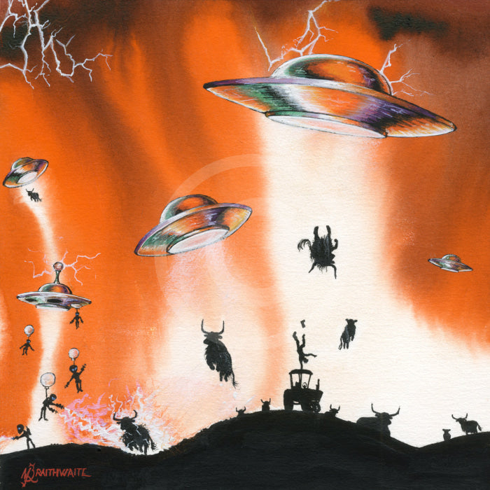 ORIGINAL From the Shadows - Mars Attacks! Coo-mageddon by Mark Braithwaite
