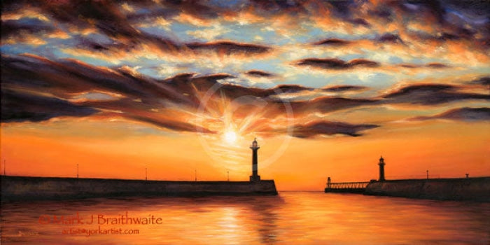ORIGINAL - Harbour Light 1, Whitby by Mark Braithwaite