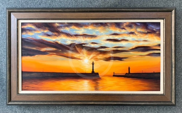 ORIGINAL - Harbour Light 1, Whitby by Mark Braithwaite