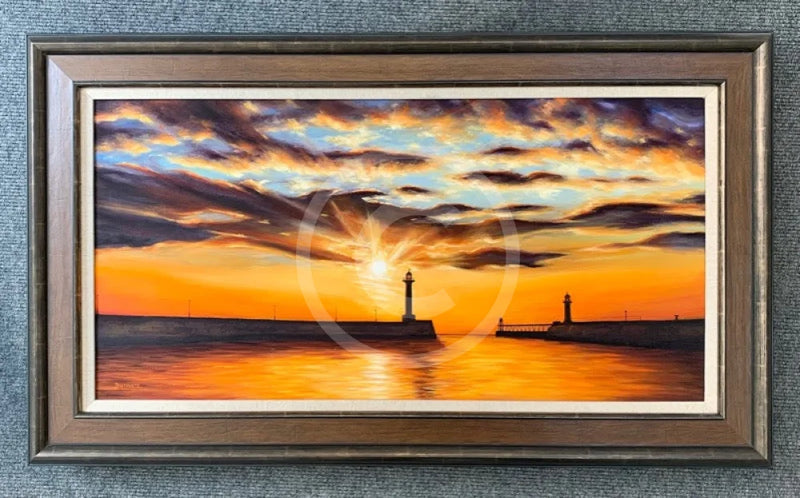 ORIGINAL - Harbour Light 1, Whitby by Mark Braithwaite