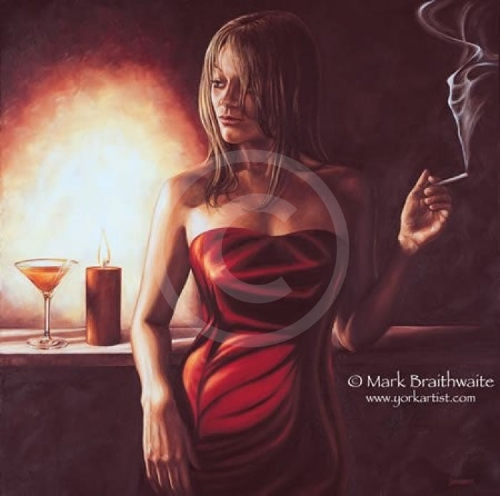 His Other Woman - Original Oil Painting By Mark Braithwaite