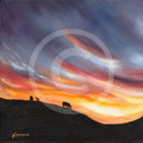 Indigo Sunset, North York Moors by Mark Braithwaite