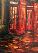 ORIGINAL Painting ,Lost Connection - Chorus Line by Mark Braithwaite