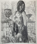 Love Poem, Original Drawing by Mark Braithwaite - Figurative Drawing