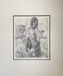 Love Poem, Original Drawing by Mark Braithwaite - Figurative Drawing