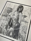 Love Poem, Original Drawing by Mark Braithwaite - Figurative Drawing