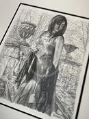 Love Poem, Original Drawing by Mark Braithwaite - Figurative Drawing