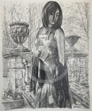 Love Poem, Original Drawing by Mark Braithwaite - Figurative Drawing