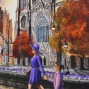 ORIGINAL Minster Evening, York - Oil Painting by Mark Braithwaite close up