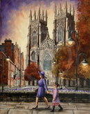 Minster Evening - York-Original Oil Painting by Mark Braithwaite