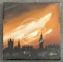 ORIGINAL Mocha Skies, Westminster, London by Mark Braithwaite (unframed)