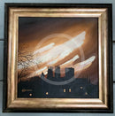 ORIGINAL Mocha Skies York Minster from the Walls by Mark Braithwaite Framed