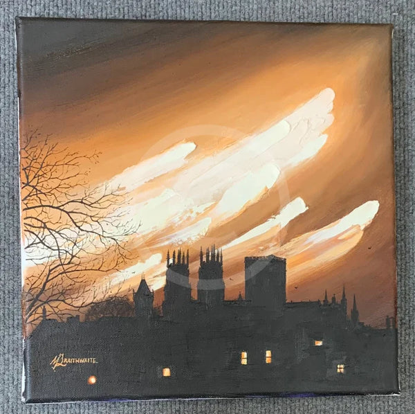 MOCHA SKIES Mark Braithwaite original, unframed