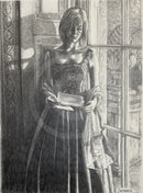 More Than Words, Study-Original Drawing by Mark Braithwaite - Figurative Drawing