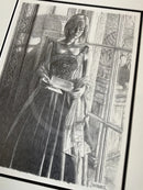 More Than Words, Study-Original Drawing by Mark Braithwaite - Figurative Drawing