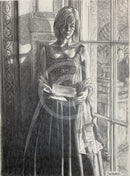 More Than Words, Study-Original Drawing by Mark Braithwaite - Figurative Drawing