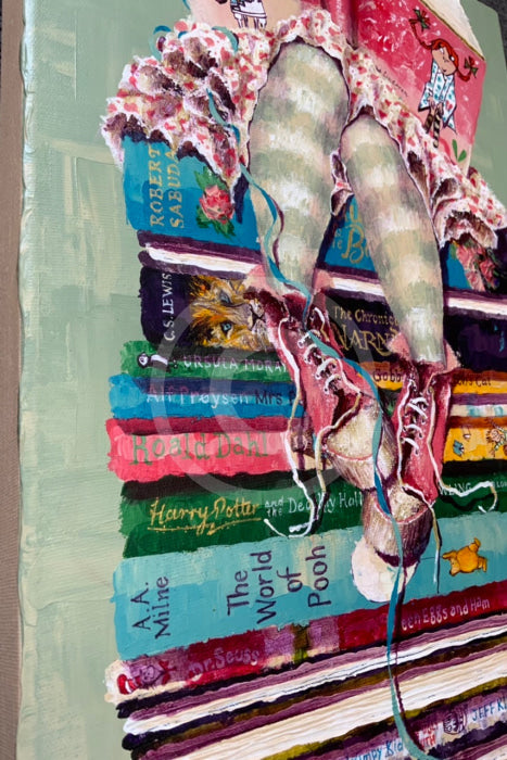 Original Painting Pippi And Me Ii By Amanda Stratford