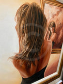 ORIGINAL Painting Thoughtful Reflection 2 by Mark Braithwaite