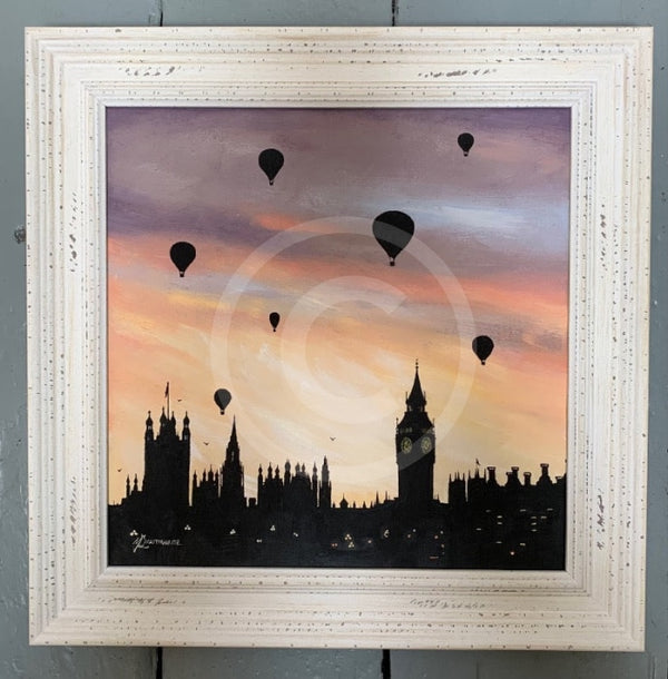 ORIGINAL Pastel Skies, Westminster, London by Mark Braithwaite
