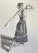 Poise Study IV - Original Drawing by Mark Braithwaite