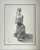 Poise Study 5- Original Drawing by Mark Braithwaite- Ballet Dancer