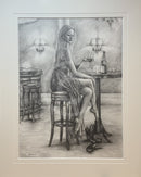 Reflecting Study 2 - Original Drawing By Mark Braithwaite