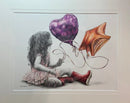 Rosebud, Bawoons! ORIGINAL Pencil Drawing by Mark Braithwaite