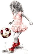 Rosebud Keepy Uppy - Original Drawing By Mark Braithwaite