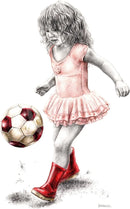 Rosebud Keepy Uppy - Original Drawing By Mark Braithwaite